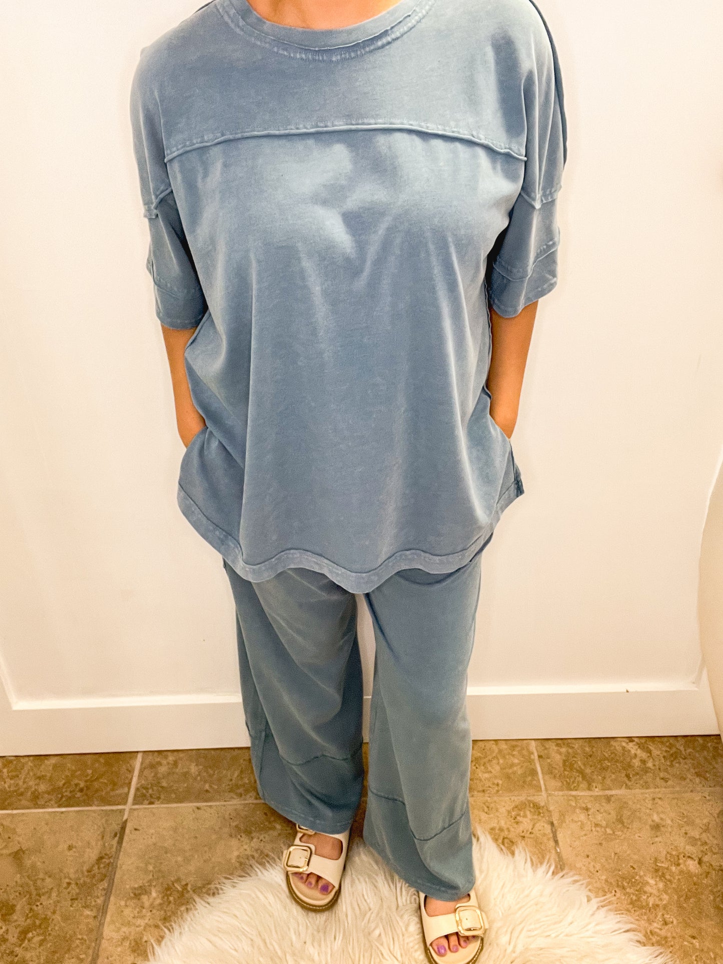 Mineral Washed Pants
