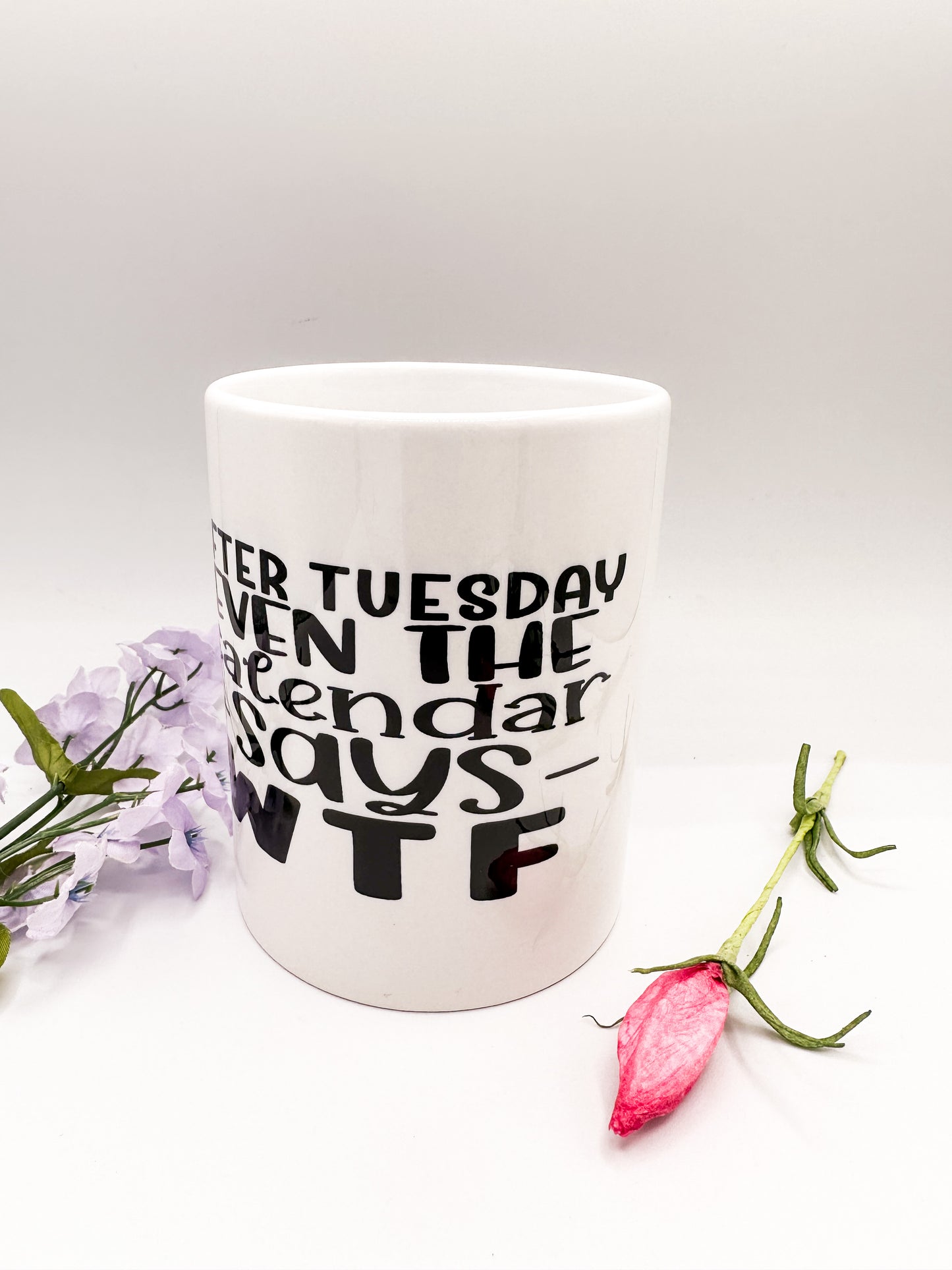 Calendar Says "WTF" Mug 15 oz