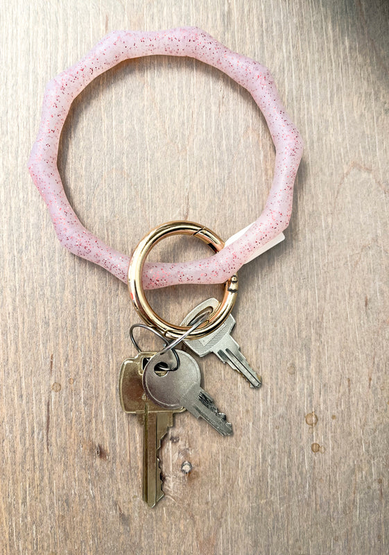 Silicone Bracelet Key Ring