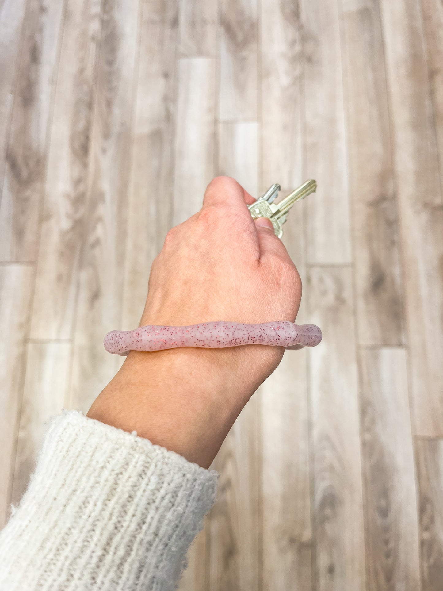 Silicone Bracelet Key Ring