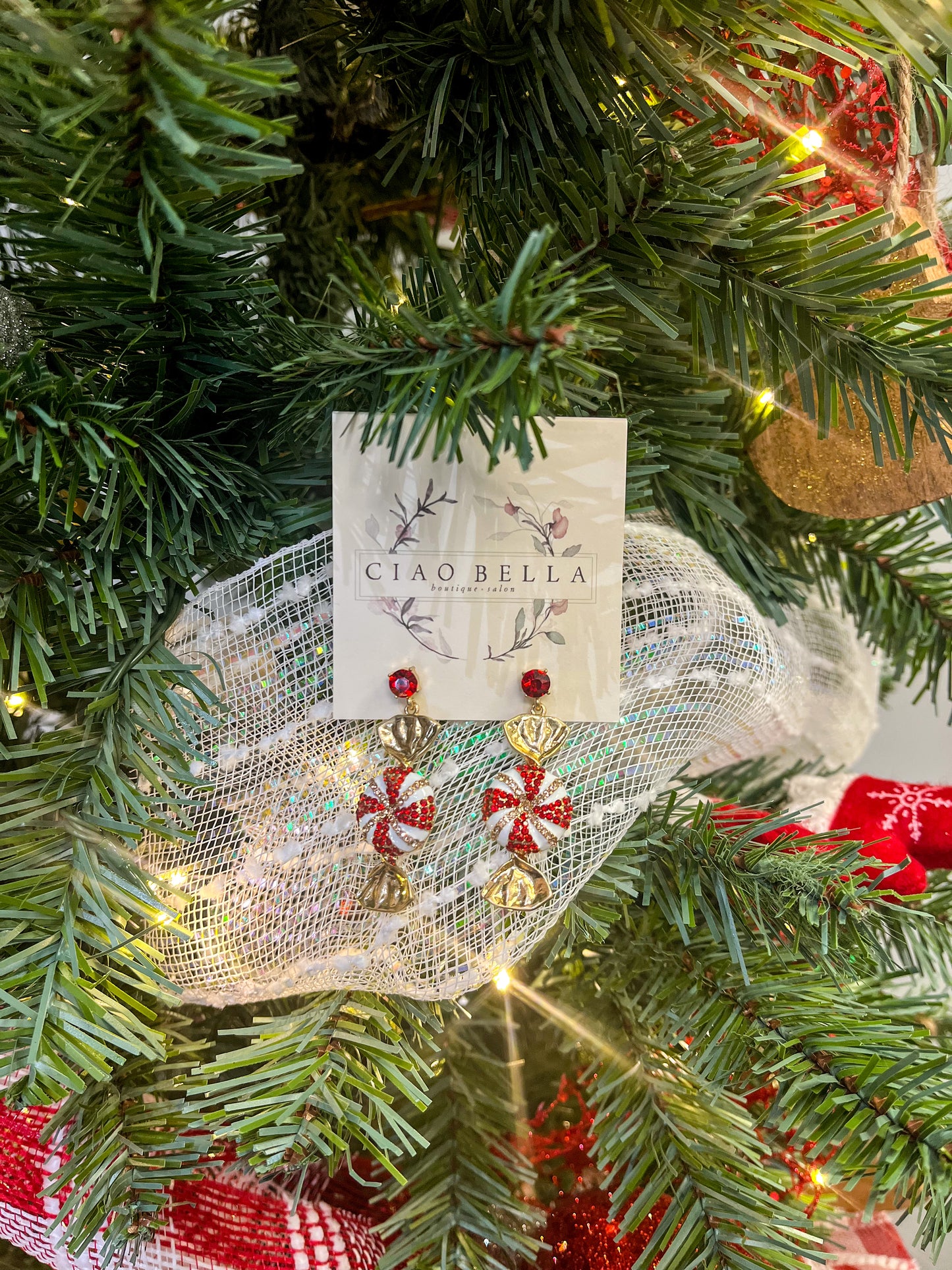 Peppermint Earrings