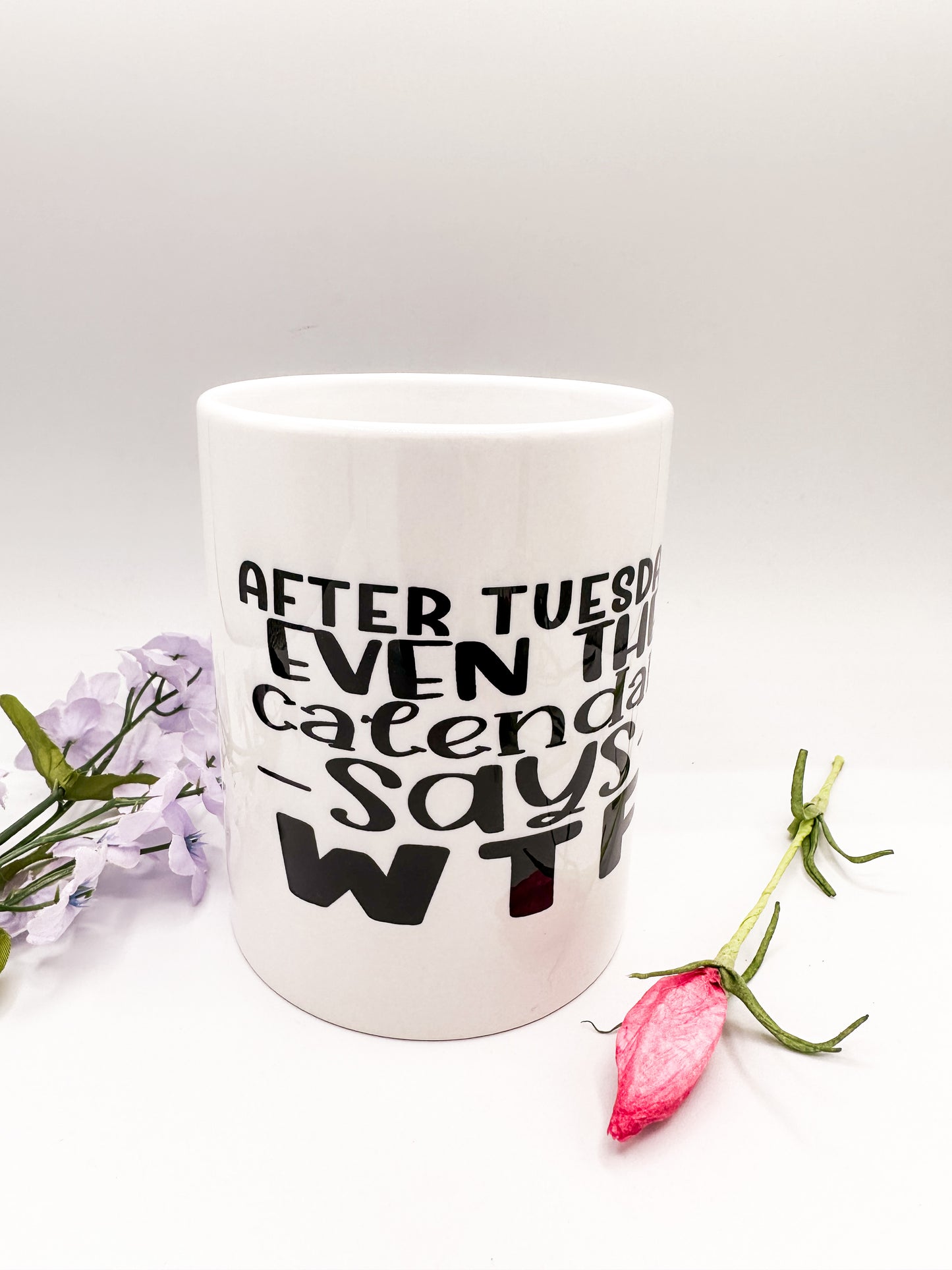 Calendar Says "WTF" Mug 15 oz