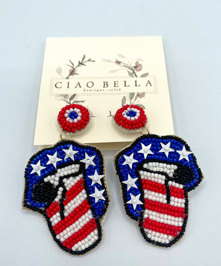 Star Spangled Kiss Earrings