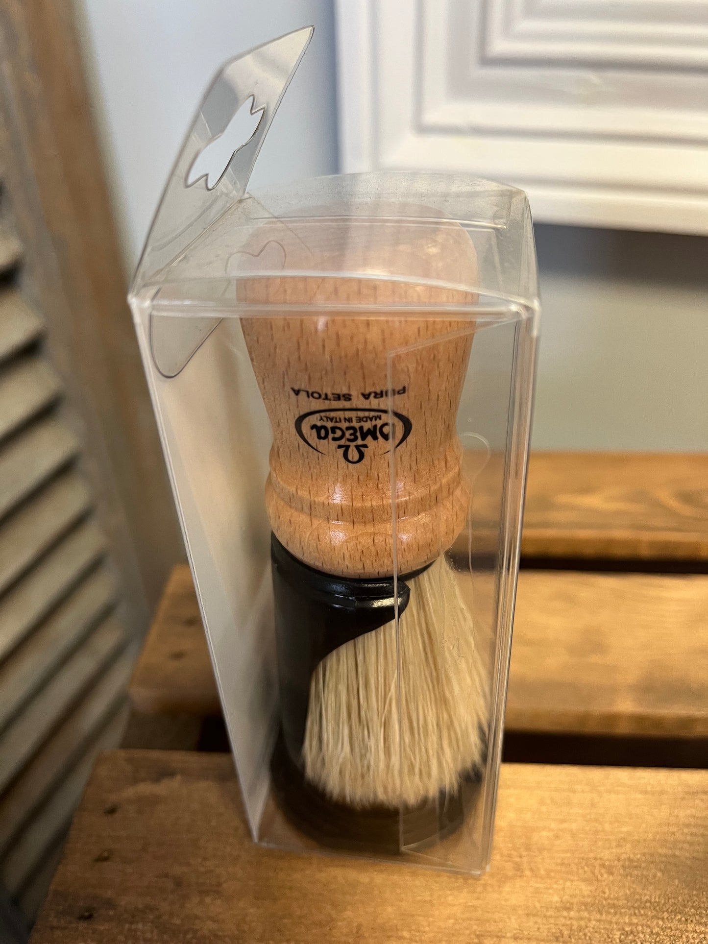 Wooden Brush/Holder