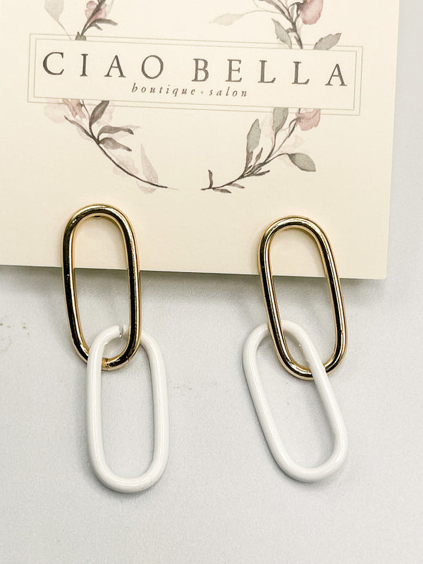 Paper Clip Earrings