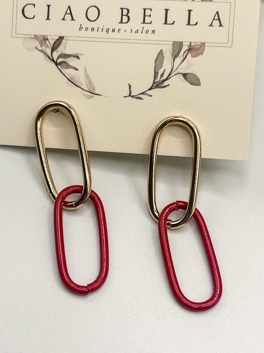 Paper Clip Earrings