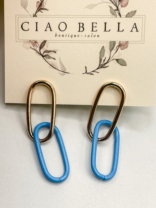 Paper Clip Earrings