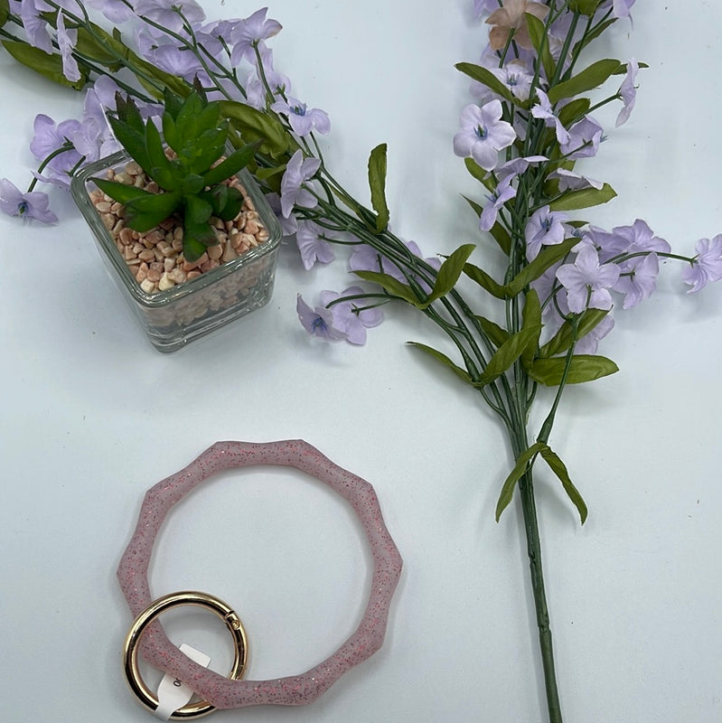 Silicone Bracelet Key Ring